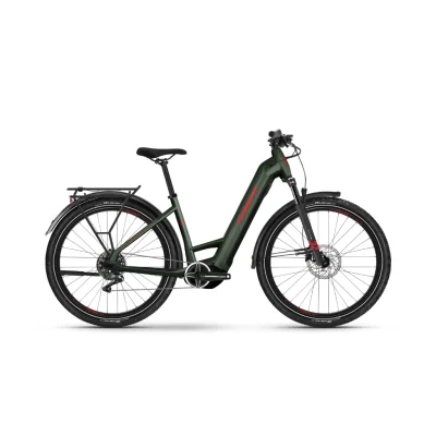 Haibike Trekking 5 720Wh Tiefeinsteiger Trekking E-Bike 2026 | olive/red - gloss.