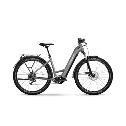 Haibike Trekking 7 750Wh Tiefeinsteiger Trekking E-Bike 2024 | urban grey/white - gloss