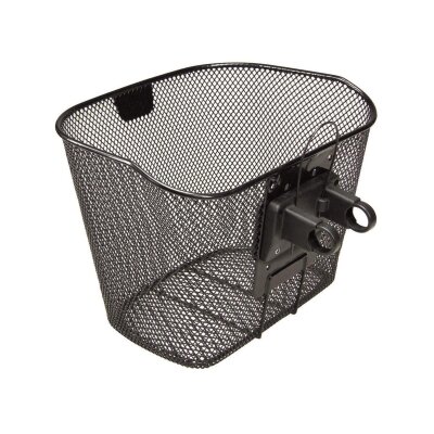 KLICKfix Festkorb | 33x26x25cm, schwarz, engmaschig