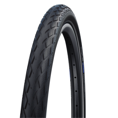 SCHWALBE Fahrradreifen Marathon Green Guard HS 420 16 Zoll | ETRTO: 35-349 | Draht | TwinSkin | schwarz Reflex