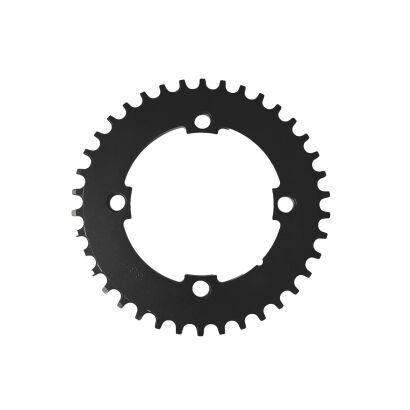MATRIX Kettenblatt für BOSCH Gen 1 + Gen 3 38 Zähne | schwarz | Lochkreis: 104 mm | Ausführung: 1/2 x 11/128 flach Narrow Wide