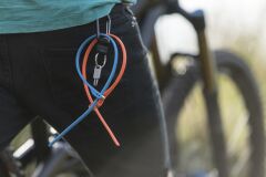 HIPLOK Kabelschloss Z-Lok Single orange | Länge: 400 mm | inkl. Universalschlüssel