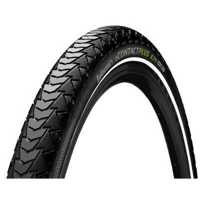 CONTINENTAL Fahrradreifen eContact Plus 20 Zoll | ETRTO: 55-406 | Draht | schwarz Reflex