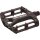 REVERSE Plattformpedal Black One Gewinde: 9/16 Zoll | gedichtetes Industrielager | schwarz / rot | SB-Verpackung