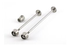 PITLOCK Schnellspannachsen Set 03 Edelstahl silber
