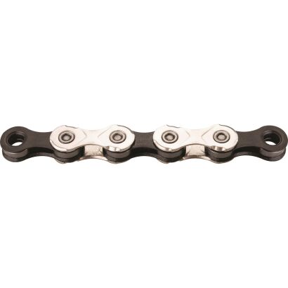 KMC Fahrrad Kette X11 Kompatibilität: 11-fach | Montageverpackung | silber / schwarz | 118 Glieder
