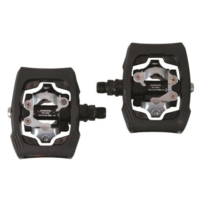 SHIMANO SPD Pedal PD-T400 CLICKR Gewinde: 9/16 Zoll | schwarz | SB-Verpackung