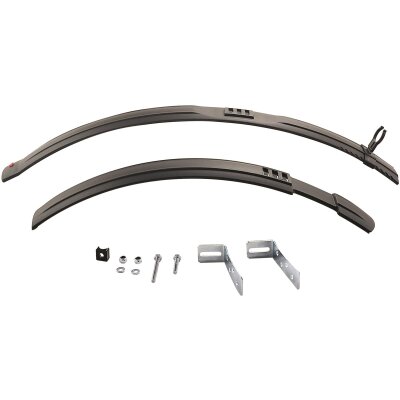 Hebie Steckblechset MTB Natter | 26/29", 60mm, schwarz, extra flach