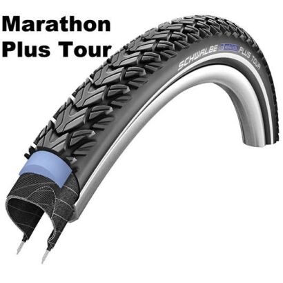 SCHWALBE Reifen MARATHON PLUS TOUR Perf, SmartGuard, TwinSkin