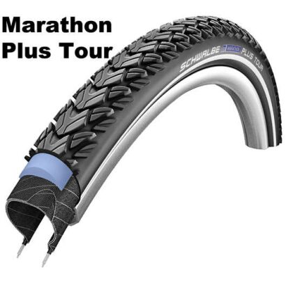 SCHWALBE Reifen MARATHON PLUS TOUR Perf, SmartGuard, TwinSkin