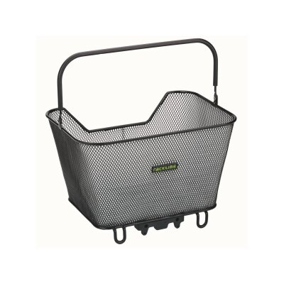 Racktime System Korb Baskit large 23 ltr | 43x31x24,5cm,schwarz,inkl. SnapitAdapter