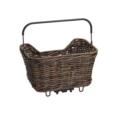 Racktime System Korb Baskit Willow 20ltr | 43x31x24,5cm, braun, inkl. SnapitAdapter