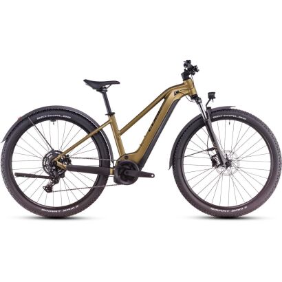 Cube Reaction Hybrid Performance 625 Allroad Trapez E-MTB 2025 | goldenlime´n´black