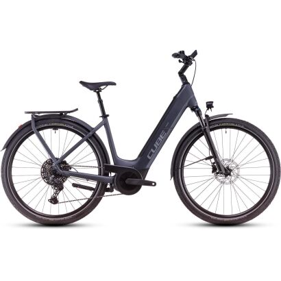 Cube Touring Hybrid Pro 625 Tiefeinsteiger Trekking E-Bike 2025 | metallicgrey´n´chrome
