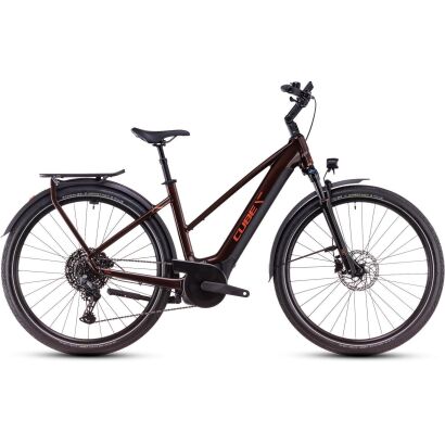 Cube Touring Hybrid Pro 625 Trapez Trekking E-Bike 2025 | cinnamon´n´orange