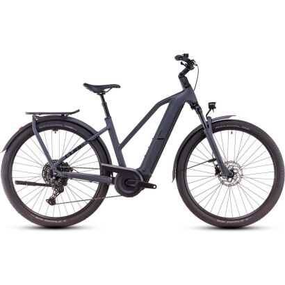 Cube Kathmandu Hybrid ONE 800 Trapez Trekking E-Bike 2025 | shadowgrey´n´black