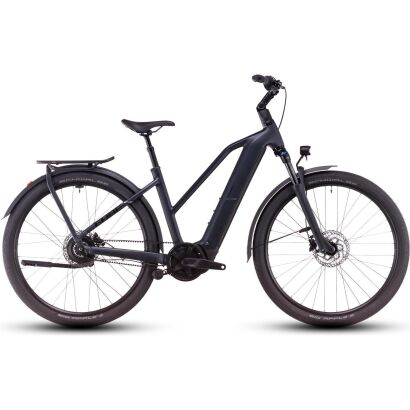 Cube Kathmandu Hybrid Comfort Pro 800 Trapez Trekking E-Bike 2025 | night´n´chrome