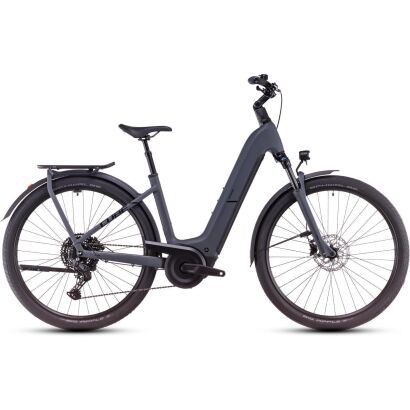 Cube Kathmandu Hybrid ONE 800 Tiefeinsteiger Trekking E-Bike 2025 | shadowgrey´n´black Easy Entry 58 cm