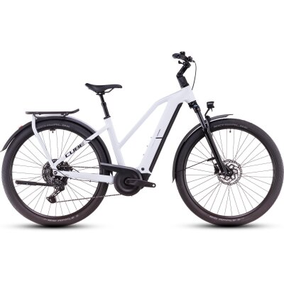 Cube Kathmandu Hybrid ONE 800 Trapez Trekking E-Bike 2025 | polarwhite´n´black Trapeze 50 cm