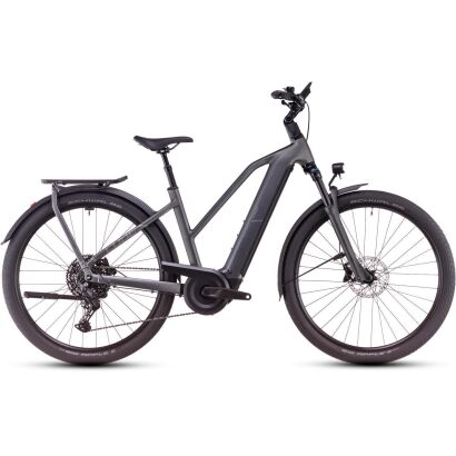 Cube Kathmandu Hybrid Pro 800 Trapez Trekking E-Bike 2025 | slabgrey´n´chrome Trapeze 50 cm