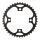 SAMOX PD-R4-S Chainring Kettenblatt BCD 104 Kettenblatt 38T , stahl.