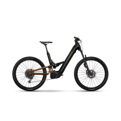 Haibike ALLTRAIL 10.5 Low ABS 27.5 800Wh Tiefeinsteiger E-Fully 2025 | black/ninja gold/grey glänzend