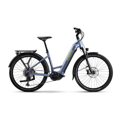 Haibike TREKKING 7.5 720Wh Tiefeinsteiger Trekking E-Bike 2025 | blue slate/yellow glänzend