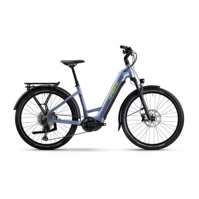 Haibike TREKKING 7.5 720Wh Tiefeinsteiger Trekking E-Bike 2025 | blue slate/yellow glänzend