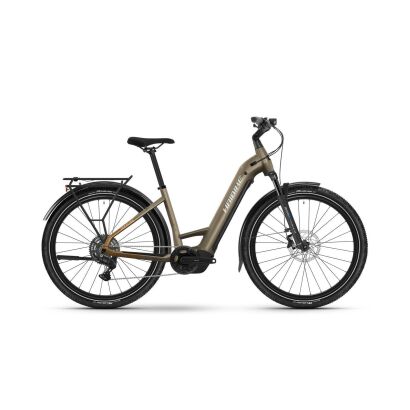 Haibike TREKKING 6.5 600Wh Tiefeinsteiger Trekking E-Bike 2025 | toffee/sand/silver glänzend