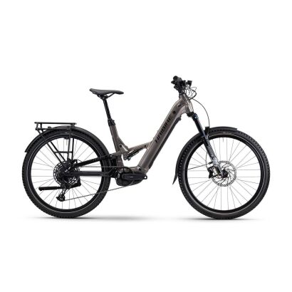 Haibike ADVENTR 10 Low 800Wh Tiefeinsteiger E-Fully 2025 | met.sand/black glänzend