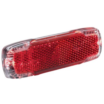 Busch & Müller LED-Akku-Rücklicht b&m Toplight 2C | USB, Gepäckträgermontage 50/80mm