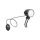 Busch & Müller LED-Scheinwerfer b&m IQ-XS E Highbeam | 9-48V, 100/150 Lux, Fernlicht, f. E-Bike