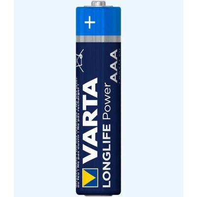Varta Batterie Longlife Power Micro LR03 | Alkaline, 1,5V, AAA, MN2400, 4 Stück