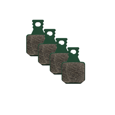 magura Bremsbelag 8.S, Sport, grün, mit 2 Belaghalteschrauben, MT-Scheibenbremse 4 Kolben, 4 Einzelbeläge,1 Set)