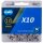 KMC Schaltungskette X10 | 1/2"x11/128",114 Gl.,5,88mm,10-f., si/sw