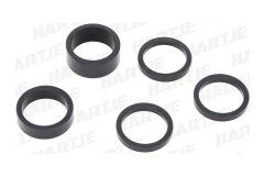 CONTEC SPACER SET 1 1/8", SCHWARZ