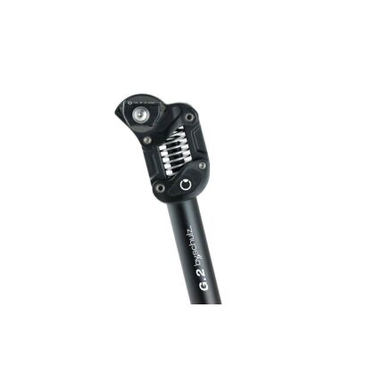 Federsattelstütze bySchulz G.2 ST Ø 31,6mm, 350mm, schwarz, Standard 80-100kg