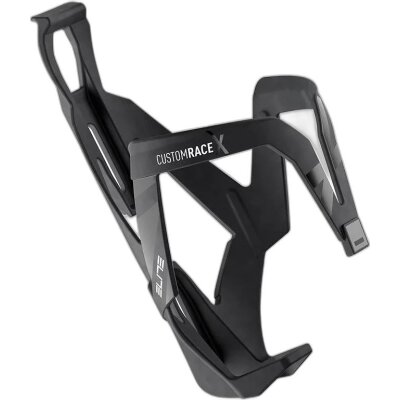 Elite Trinkflaschenhalter Custom Race X | schwarz matt, Design schwarz