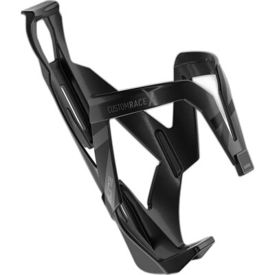 Elite Trinkflaschenhalter Custom Race X | schwarz glänzend, Design schwarz