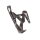 Elite Trinkflaschenhalter Custom Race X | Titanium Metal, Design schwarz