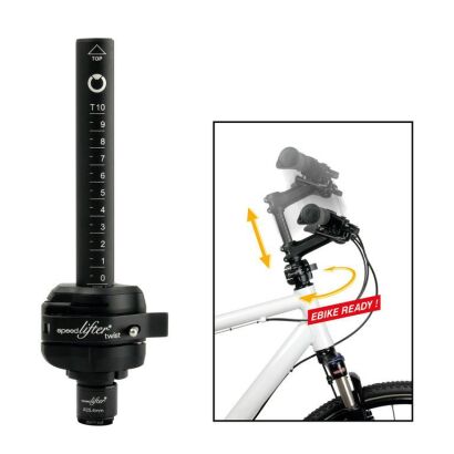 By,Schulz Speedlifter Twist Lenkerverstellsystem "Twist T6", Auszug 60 mm, Ø 24,6 mm, SB-verpackt
