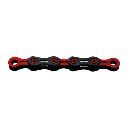 KMC DLC11 Kette schwarz / rot