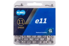KMC e11 Kette silber, nickelbeschichtet, SB-verpackt, 122...