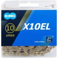 KMC X10EL Kette Ti-N gold