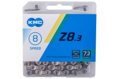 KMC Z8 Kette silber / grau, 7,3 mm, SB-verpackt, 114 Glieder