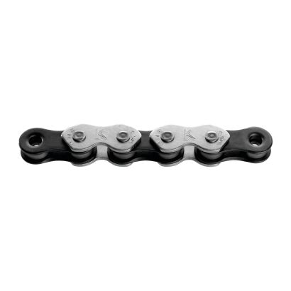 KMC K1 Kette Wide, 1/2" x 1/8", silber / schwarz