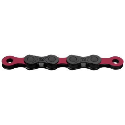 KMC DLC12 Kette schwarz / pink