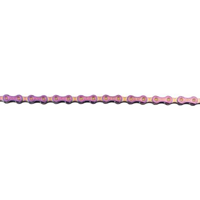 KMC X12 Kette aurora / green, gewachst, 126 Glieder
