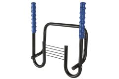 Messingschlager Fahrradwandhalter schwarz / blau