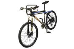 Messingschlager Fahrradwandhalter schwarz / blau